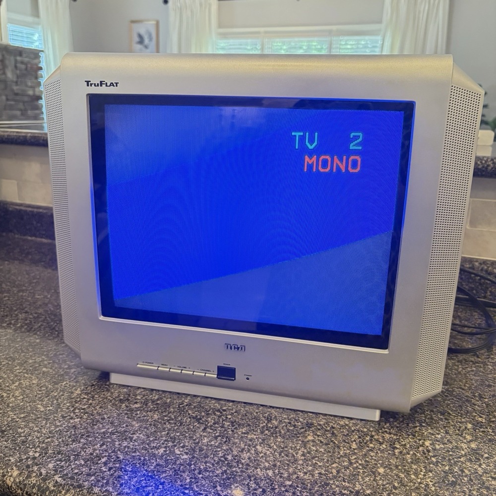 RCA 14F512T 14" TruFlat CRT TV Gaming Television Working Retro Tube RCA input